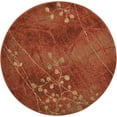 thumbnail image 2 of Nourison Somerset Nature Flame 3'6" x Round Area Rug, (4 Round), 2 of 7