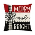 thumbnail image 3 of Christmas Decorative Pillow Covers 18x18" Home Decors for Couch Bed Sofa Bedroom Living Room Christmas Printed Pillow Cover Series Home Sofa Decoration Cushion Cover Bedroom Pillow Cover, 3 of 7