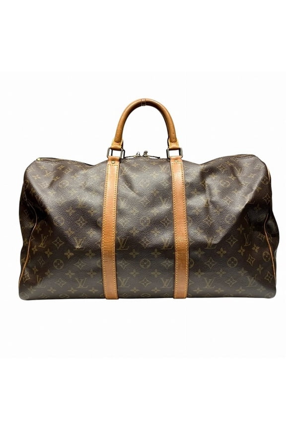 Pre-Owned Louis Vuitton Monogram Keepall 50 M41426 Handbag Boston Bag for Men and Women