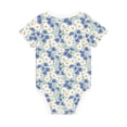 thumbnail image 5 of Balery Daisies Flowers Pattern Baby Climbing Clothes Infant Bodysuit Cute Infant Bodysuit Baby Romper-12 Months, 5 of 7