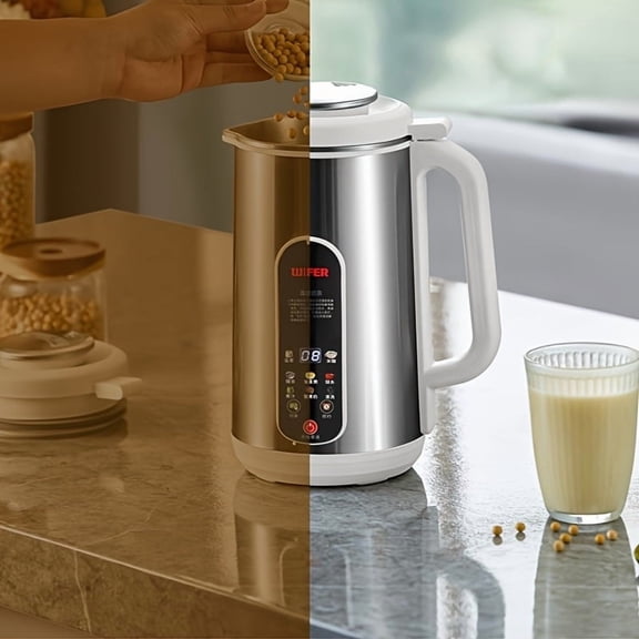 Stainless Steel Automatic Nut Milk Machine, Blender, Juicer, Vegetable And Fruit Juicer, Kitchen Supplies, Kitchen Essentials, Food Processor, 24-hour Timer, 42 Ounces (approximately 1148.2 Grams)