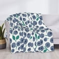 thumbnail image 4 of Throw Blanket for Couch, cute Blueberry Print Super Soft Fuzzy Comfy Warm Throw Blanket, Cuteness Lightweight Cozy Plush Flannel Blanket & Throws for Sofa and Bed All Season, 4 of 5