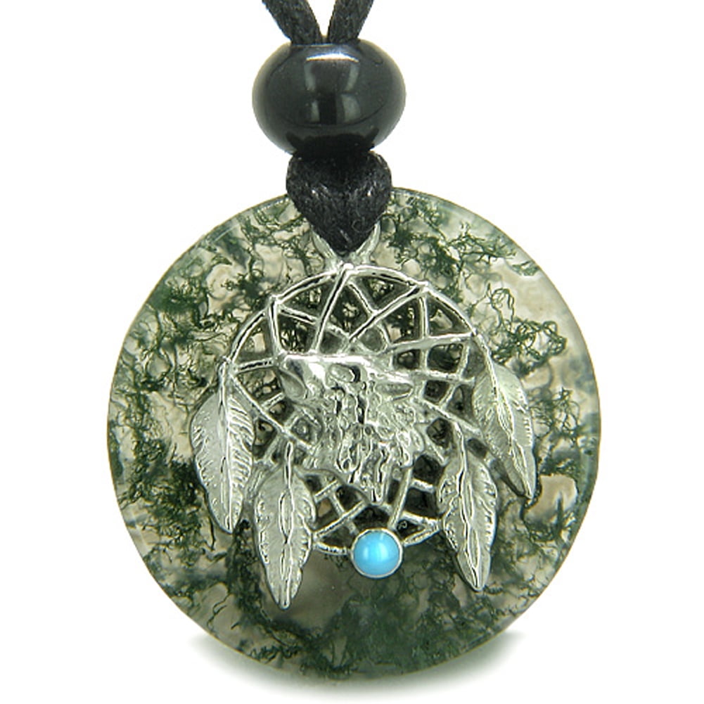 925 Sterling Silver  Dream Catcher Talisman Pendant Charm with Silver Curb Chain