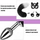 thumbnail image 4 of Sex Toys for Woman Cosplay Fox Mask Tail Anal Plug Metal Anus Butt Plug Mask Half Cat Mask Party Sexy Adult Mask Game Masks BDSM, 4 of 5