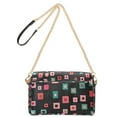 thumbnail image 2 of FORMRS Women Crossbody Purse with Chain Strap Vegan Leather Shoulder Handbag, Red Block Pattern, 2 of 7