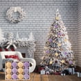 thumbnail image 2 of Fiudx Bolas Navideñas de Terciopelo, Juego de 12 Piezas, Diseño Flocado Suave, Fáciles de Colgar, Multicolor Vibrante, Decoración para Árbol de Navidad, Decoración para Fiesta de Boda, 2,36 Pulgadas, 2 of 7