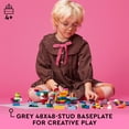 thumbnail image 3 of LEGO Classic Gray Baseplate Square 48x48 Stud Foundation to Build, Play, and Display Brick Creations, Great for City Streets, Castle, and Mountain Scenes, 11024, 3 of 7