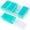 Blue,4x2 Cup, variant on Micebay 1-Cup Silicone Freezer Molds with Lids, Individual 4-Pack Portion Soup Cubes Freezer Trays for Food Storage, Oven & Dishwasher Safe, BPA-Free, Silicone Freezer Containers for Meal Prep