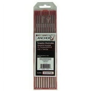 Anchor Tungsten - 3/16" x 7" 2% Ground Tungsten Red, Pack of (5)