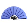 thumbnail image 2 of Dianhelloya Vibrant Lightweight Folding Fan for Dance Performances, Stage Props, Parties - Portable Handheld Cooling Accessory with Ergonomic Handle (33cm, Multi-Color), 2 of 8