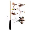 thumbnail image 2 of 1 Ensemble de Jouets Baguette pour Chat Recharges d'Insectes Simulés Accessoires Baguette Interactive pour Chat, 2 of 9
