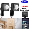 thumbnail image 1 of Dsseng 2Pack Ceiling Occupancy Motion Sensor  Passive Infrared Technology  High Bay Fixture Mount 360 Degree  Infrared Motion Activated Switch Replacement Detector(Black), 1 of 1