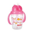 thumbnail image 2 of Nuby FlipNSip Silicone Straw Cup with Handles, Pink, 2 of 7