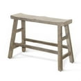 thumbnail image 2 of Rena Counter Height Bench, 33 Inch Light Brown Mahogany Wood Frame, 2 of 6