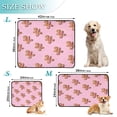 thumbnail image 3 of IAUYY Washable Pee Pads for Dogs Medium+Large Absorbent and Leak-Proof Non-Slip Reusable Puppy Pee Pads for Dogs Applicable to Playpen Potty Crate Sugar Cane Pattern Decoration, 3 of 7