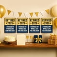 thumbnail image 5 of SeekLGT Retirement Sign 2026 Funny Wall Décor for Men and Women – Retired 2026 Aluminum Sign for Retirement Gifts, Retirement Wall Decoration, 5 of 9