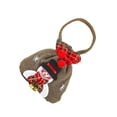thumbnail image 2 of Billuyoard Bolsa de tela linda y elegante para empaquetar manzanas de Nochebuena: elementos esenciales navideños para cualquier lugar Kits de decoración para fiestas Muñeco de nieve, 2 of 6