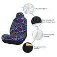 thumbnail image 4 of Uemuo Colorful Butterflies Pattern Car Seat Covers for Front Seats Waterproof Seat Covers for Cars, Universal Auto Front Seats Protector Fits for Car-2 PCS, 4 of 6