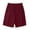 Wine, variant on Men's Mesh Lined Shorts, Athletic Running Jogger Shorts for Summer, Lightweight Sports Bottoms with Pockets, Breathable Casual Wear for Gym Or Beach, Quick-Dry Fabric for