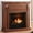 Chestnut Oak, variant on Duluth Forge Dual Fuel Ventless Gas Fireplace - 26,000 BTU, T-Stat Control, Antique White Finish