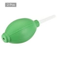 thumbnail image 3 of Polvo Bola Aire Soplador Goma Soplado Bomba Limpieza Herramienta para Cámara Lente, Teclado, PCB Placa, Computadora, Plantas, 147mm, Verde Paquete de 2, 3 of 5