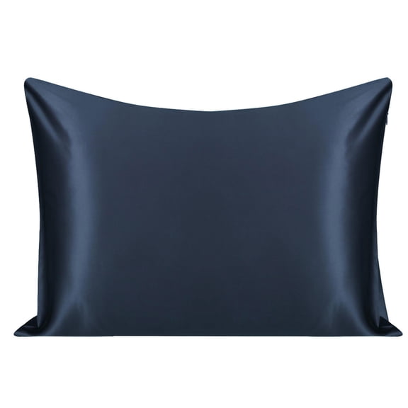 Unique Bargains 22 Momme Silk Pillow Case King Size Navy