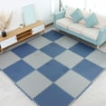 thumbnail image 3 of EVA Baby Puzzle Mat Interlocking Crawling Pad Educational Toys Carpet Blue Gray 16Pcs, 3 of 4