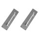 thumbnail image 1 of Manijas de puerta resistentes con tornillo de montaje, manijas de placa de puerta de empuje convenientes, manijas de empuje para restaurantes, 2 uds. 30cm x 8cm x 012cm, 1 of 8