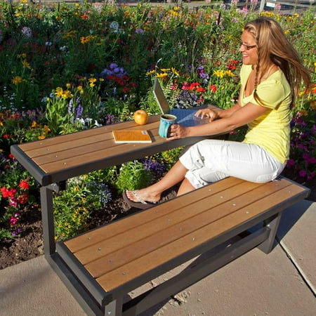 Lifetime Convertible Bench, Simulated Wood, 60054