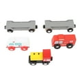 thumbnail image 2 of Wooden Railway Set, Endless Fun Beech Wood Wooden  Set  for Children, 2 of 7