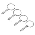thumbnail image 1 of Unique Bargains Acier Inoxydable Quick Release Bimini Top Pin 1.5'Lx0.25'Diax1' Utilisable Long, 4 Pack, 1 of 5