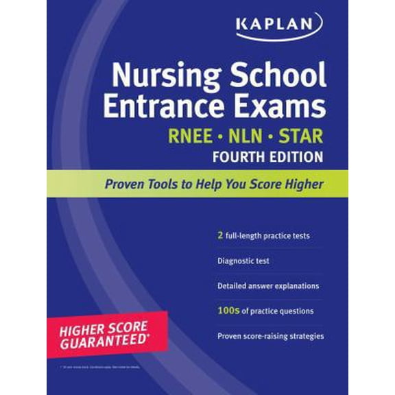 Pre-Owned Kaplan Nursing School Entrance Exams (Paperback) 1419550349 9781419550348
