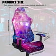 thumbnail image 2 of Whosucclay Galaxy Print Gaming Chair Cover, Stretchable Elastic Computer Desk Chair Cover with Armrest Covers, 4Pcs Soft Non Fading Office Chairs Covers Slipcovers, 2 of 8