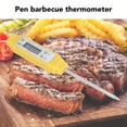 thumbnail image 4 of Digital Food Thermometer Pen - High Accuracy, Automatic Calibration, Waterproof, Yellow, for Meat/Oil/Baking, LCD Display, with Protective Cover, Home Kitchen Tool, 4 of 6