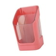 thumbnail image 3 of koolsoo Multipurpose Desktop Organizer Eyebrow Pencil Display Case Makeup Brush Pink, 3 of 9