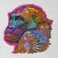 thumbnail image 2 of Wild Bobby, Colorful Neon Gorilla | Dean Russo Art Animal Lover Mens Premium Tri Blend T-Shirt, Heather White, Large, 2 of 6