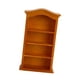 thumbnail image 4 of Librería en miniatura para casa de muñecas, estantería de cuatro pisos, juguete, accesorio para casa de muñecas, escala 1:12 Amarillo, 4 of 9