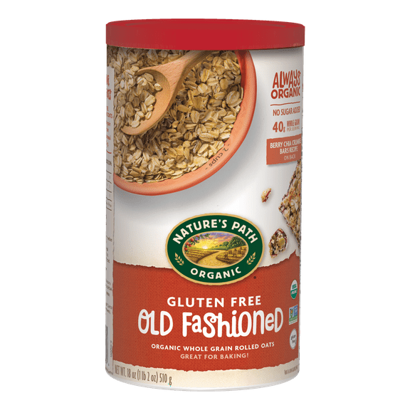 Nature's Path Organic Old Fashioned Oats Instant Oatmeal, 18 oz (Pack of 6), Gluten Free, Non-GMO