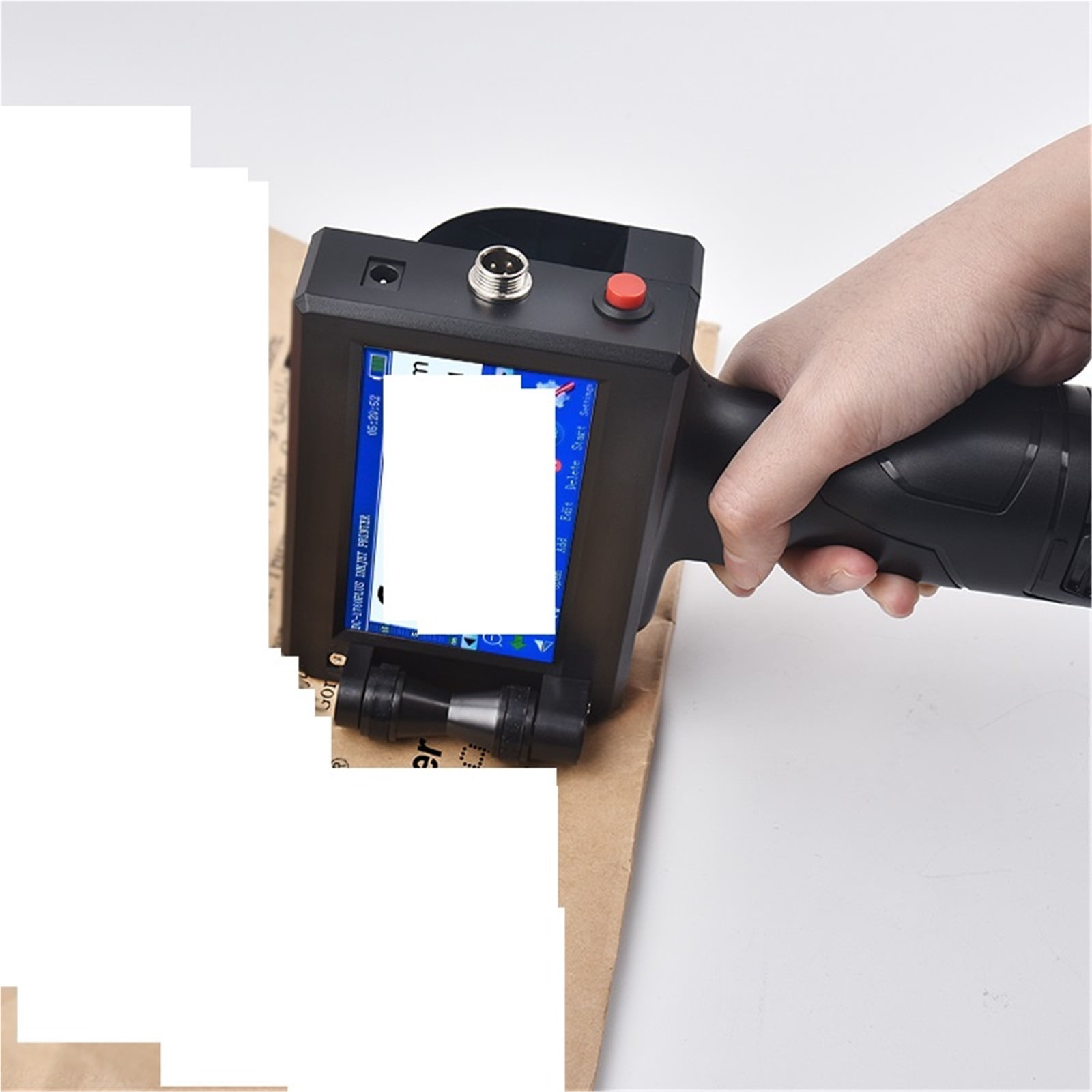 Portable Label Inkjet Printer Date Text Pattern Coding Machine Ink 12.7mm In Multiple Languages ,Widely Use
