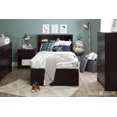 thumbnail image 3 of South Shore Basics Kids Twin Storage Bed (39") with 3 Drawers, Chocolate, 3 of 10