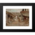 thumbnail image 2 of Jan Ciągliński 24x19 Black Modern Framed Museum Art Print Titled - Street - Bakhchisaray. from the Journey to Crimea (Between 1887 and 1899), 2 of 5