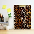 thumbnail image 6 of FMSHPON Leopard Clipboard Hardboard Wood Nursing Clip Board and Pull for Standard A4 Letter 13x9 inches, 6 of 8