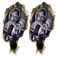 thumbnail image 3 of 2pcs Removable Terror Wall Sticker Horrible Wall Sticker, 3 of 3