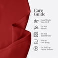 thumbnail image 3 of ZOPZO Red Blackout Curtains Thermal Insulated Curtains Set of 2 Rod Pocket Drapes for Bedroom, 42 x 54 inch, 3 of 5