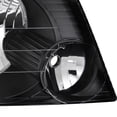 thumbnail image 4 of AKKON - For Black Bezel 02-05 Ford Explorer Headlights Replacement + Corner Bumper Signal Lamps 6pcs Set, 4 of 6