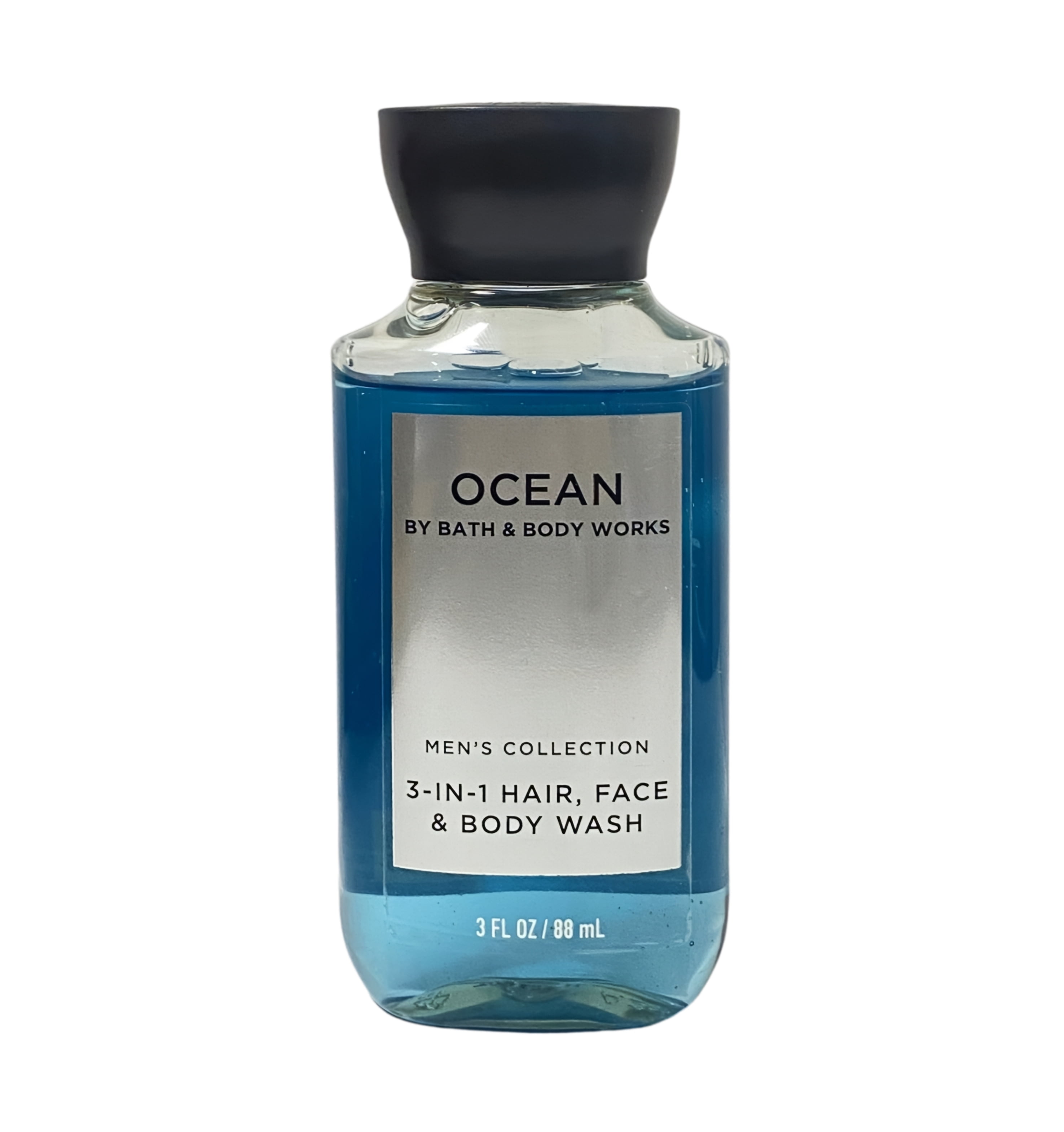 Bath & Body Works The Men's Collection Ocean 3 Travel Size 3-in-1 Hair, Face & Body Washes with a Natural Oats Mini Soap