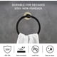thumbnail image 3 of Soporte para toallas de mano Bewildely de Acero inoxidable Color Plata, Negro, Dorado, HA011308-05B, 3 of 6