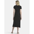 thumbnail image 2 of Time and Tru Women's Midi Knit Dress, Sizes XS-XXXL, 2 of 4
