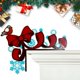 thumbnail image 5 of Ganfancp Lazo de Navidad Puerta Esquina Pared Decoración Regalo de Navidad Acrílico Puerta Esquina Pequeño Colgante Ofertas Flash Liquidación Colgante de Esquina de Puerta*1, 5 of 6