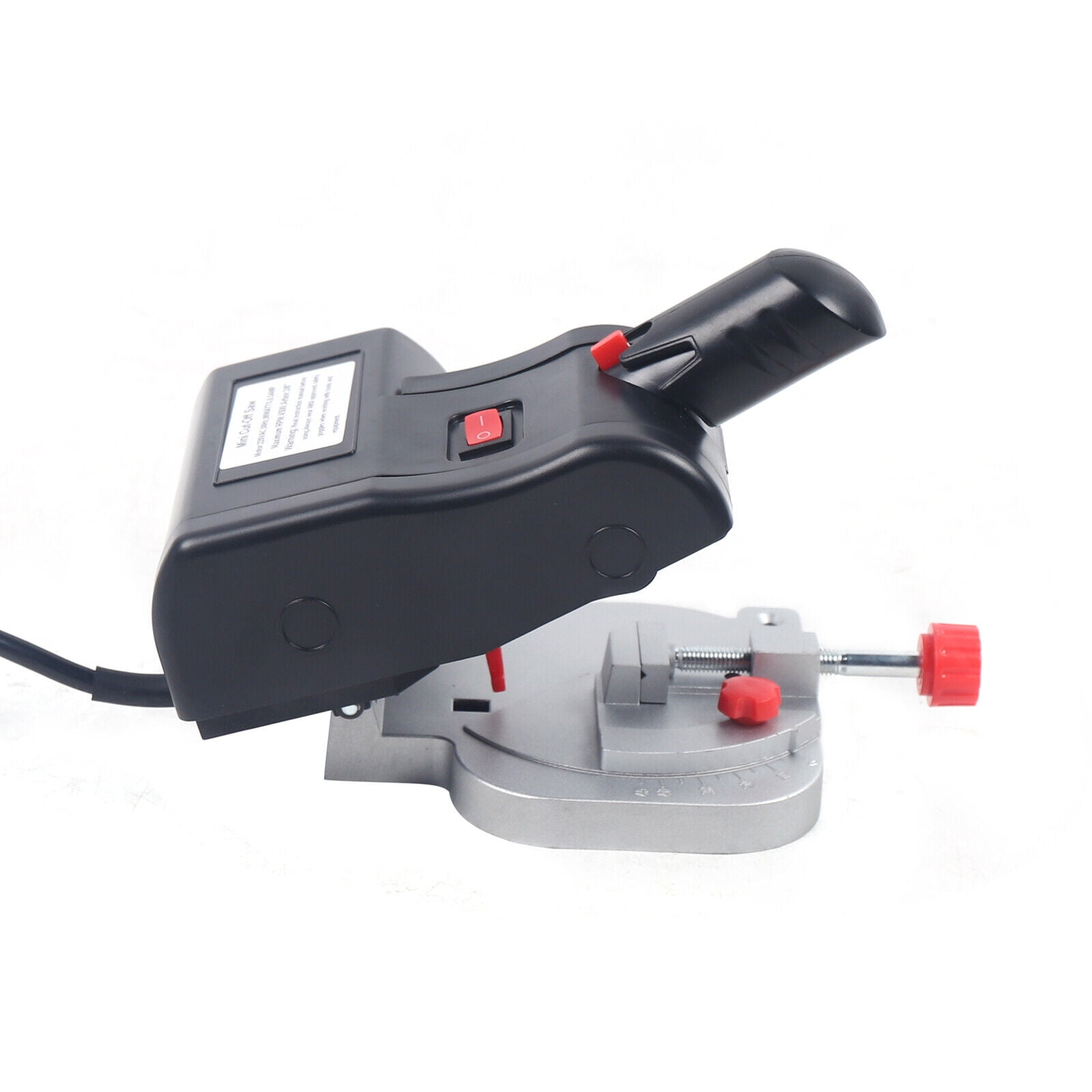 Small Benchtop Cut-off Chop Saw Wood Metal Angle Moulding Cutter 45° Miter Saw for Factories, Carpentry